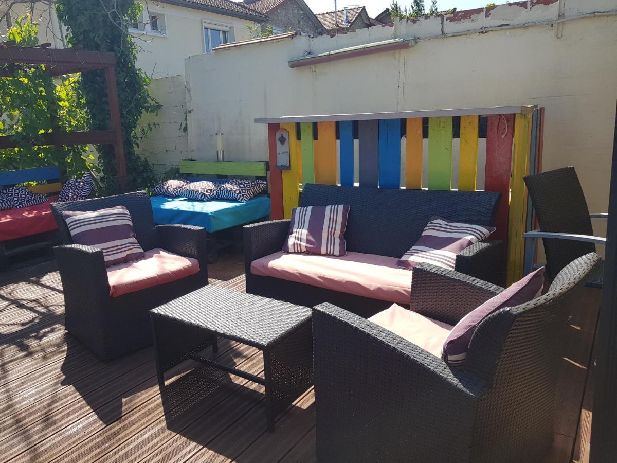 2 Chambres D 'Hotes Chez Un Particulier Avec Piscine Saint-Leu-la-Foret ภายนอก รูปภาพ