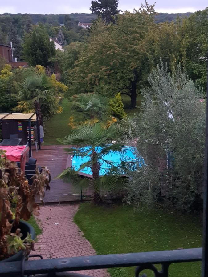 2 Chambres D 'Hotes Chez Un Particulier Avec Piscine Saint-Leu-la-Foret ภายนอก รูปภาพ